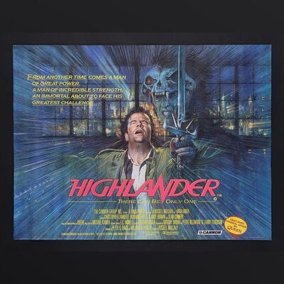 Lot #203 - HIGHLANDER (1986) - UK Quad, 1986