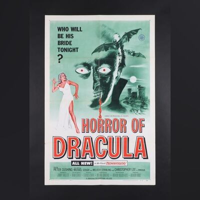 Lot #204 - HORROR OF DRACULA (AKA DRACULA) (1958) - US One-Sheet, 1958