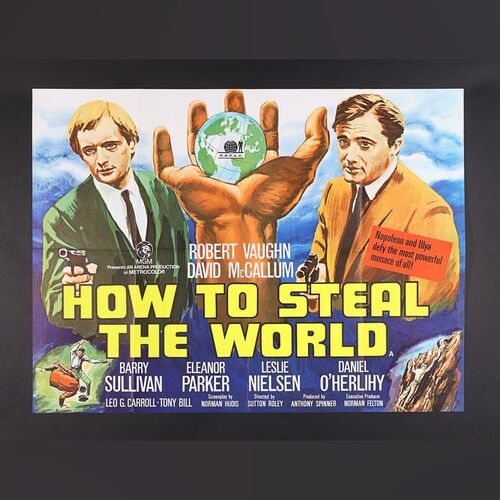Lot #206 - HOW TO STEAL THE WORLD (1968) - UK Quad, 1968