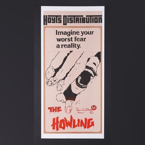 Lot #207 - THE HOWLING (1981) - Dee Wallace Autographed Australian Daybill, 1981