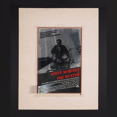 Lot #208 - THE HUNTER (1980) - Concept Artwork and Mylar US One-Sheet, 1980