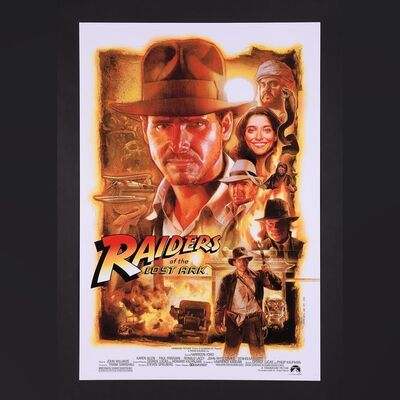 Lot #210 - INDIANA JONES: RAIDERS OF THE LOST ARK (1981) - Hand-Numbered Limited Edition Print by Nick Runge, 2022