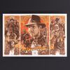 Lot #215 - INDIANA JONES: ORIGINAL TRILOGY (1981 - 1989) - Hand-Numbered Bottleneck Gallery Timed Edition Print by Gabz, 2018