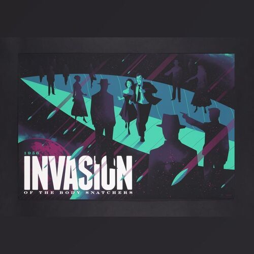 Lot #221 - INVASION OF THE BODY SNATCHERS (1956) - Dark Hall Mansion Archive: Two Hand-Numbered Limited Edition Regular and Variant Prints by Tom Whalen, 2015