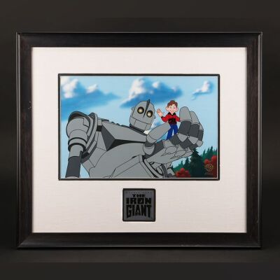 Lot #224 - THE IRON GIANT (1999) - Framed Limited Edition Hand-Painted Animation Cel Display, 1999