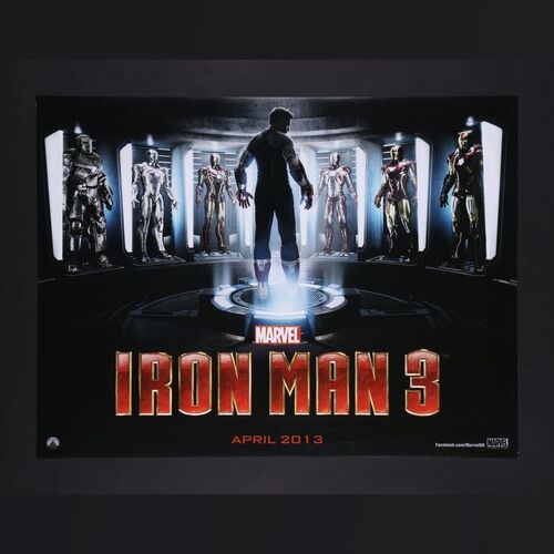 Lot #227 - IRON MAN 2 (2010), IRON MAN 3 (2013) - Four UK Quads, 2010-2013