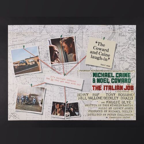 Lot #230 - THE ITALIAN JOB (1969) - UK Quad, 1969