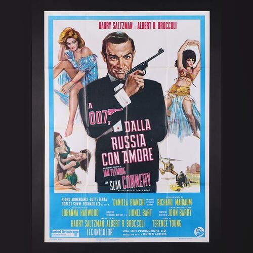 Lot #234 - JAMES BOND: FROM RUSSIA WITH LOVE (1963) - Italian Two-Fogli, 1970s