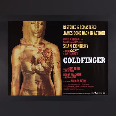 Lot #238 - JAMES BOND: GOLDFINGER (1964) - UK Quad "Park Circus" Poster, 2007