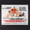 Lot #240 - JAMES BOND: THUNDERBALL (1965) - UK Quad - Linen Backed, 1965