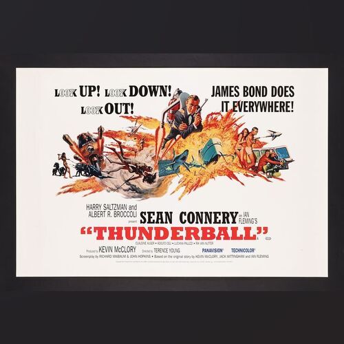 Lot #241 - JAMES BOND: THUNDERBALL (1965) - Official Hand-Numbered Limited Edition Spy Guise Poster, 1995