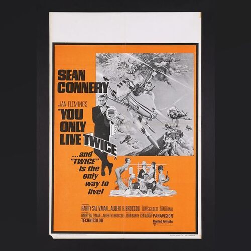 Lot #246 - JAMES BOND: YOU ONLY LIVE TWICE (1967) - UK Double Crown, circa 1969