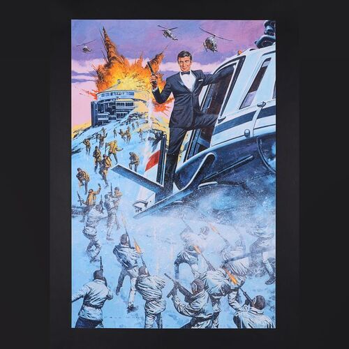 Lot #251 - JAMES BOND: ON HER MAJESTY'S SECRET SERVICE (1969) - Hand-Numbered Limited Edition Art Style Print by Paul Mann, 2022
