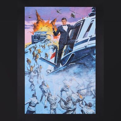 Lot #251 - JAMES BOND: ON HER MAJESTY'S SECRET SERVICE (1969) - Hand-Numbered Limited Edition Art Style Print by Paul Mann, 2022