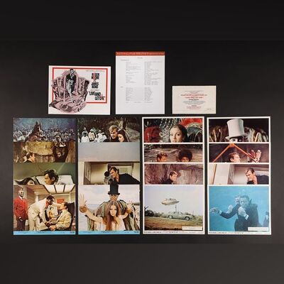 Lot #255 - JAMES BOND: LIVE AND LET DIE (1973) - Set of Eight British Front of House Cards, Eight US Mini-Lobby Cards, Press Screening Ticket and Press Material, 1973