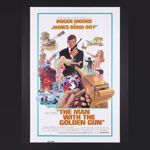 Lot #256 - JAMES BOND: THE MAN WITH THE GOLDEN GUN (1974) - US One-Sheet (East Hemi), 1974