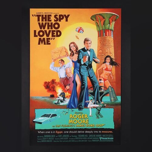 Lot #262 - JAMES BOND: THE SPY WHO LOVED ME (1977) - Hand-Numbered Limited Edition Print by Alfons Kiefer, 2023