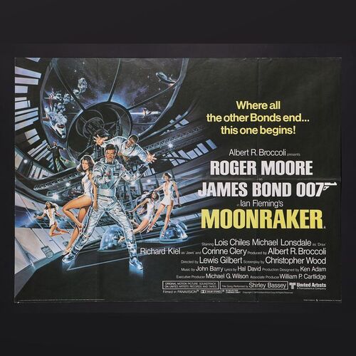 Lot #263 - JAMES BOND: MOONRAKER (1979) - UK Quad, 1979