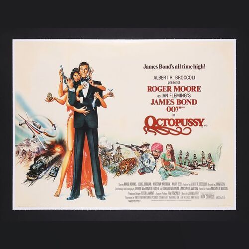 Lot #270 - JAMES BOND: OCTOPUSSY (1983) - UK Quad - Linen Backed, 1983