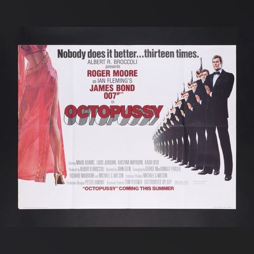 Lot #273 - JAMES BOND: OCTOPUSSY (1983) - Two UK Quads, 1983