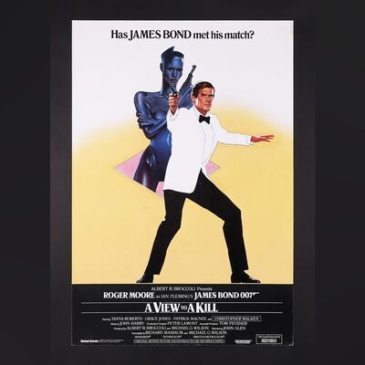 Lot #278 - JAMES BOND: A VIEW TO A KILL (1985) - British One-Sheet, 1985