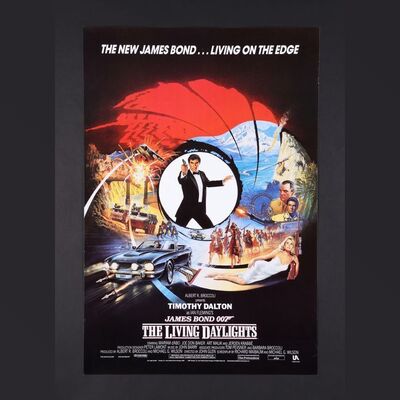 Lot #280 - JAMES BOND: LIVING DAYLIGHTS, THE (1987) - British One-Sheet, Philips Tie-in Poster and Finnish Poster, 1987