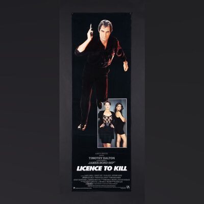 Lot #286 - JAMES BOND: LICENCE TO KILL (1989) - US Door Panel and Pakistani One-Sheet, 1989
