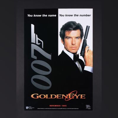 Lot #288 - JAMES BOND: GOLDENEYE (1995) - Two UK Quads and Four US One-Sheets, 1995