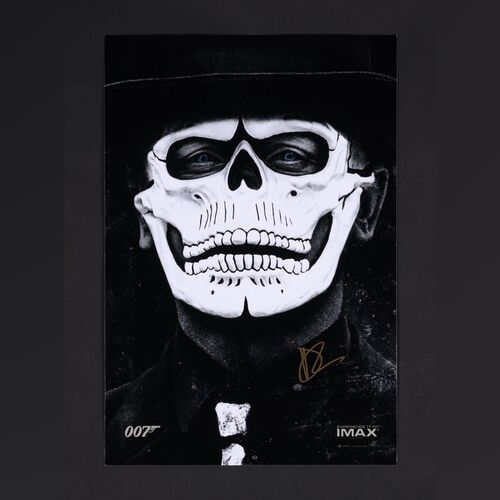 Lot #296 - JAMES BOND: SPECTRE (2015) - Daniel Craig Autographed Mini IMAX Poster, 2015