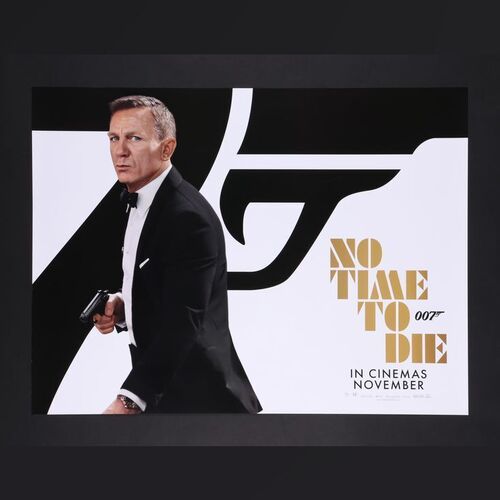 Lot #298 - JAMES BOND: NO TIME TO DIE (2021) - UK "November" Quad and "50 Years of Bond" Commercial Poster, 2020 and 2012