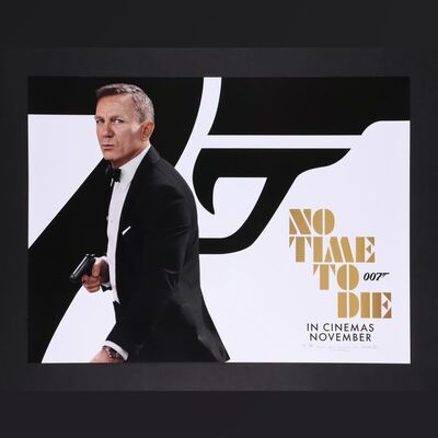 Lot #298 - JAMES BOND: NO TIME TO DIE (2021) - UK "November" Quad and "50 Years of Bond" Commercial Poster, 2020 and 2012