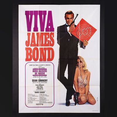 Lot #306 - JAMES BOND: VIVA JAMES BOND! (1970) - French 'Grande' Affiche, 1970