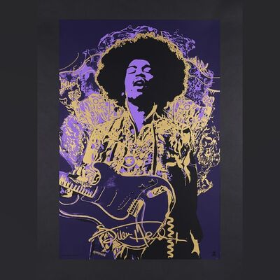 Lot #315 - JIMI HENDRIX - Dark Hall Mansion Archive: Hand-Numbered Limited Edition Purple Edition Print by Naja Conrad-Hansen, 2015