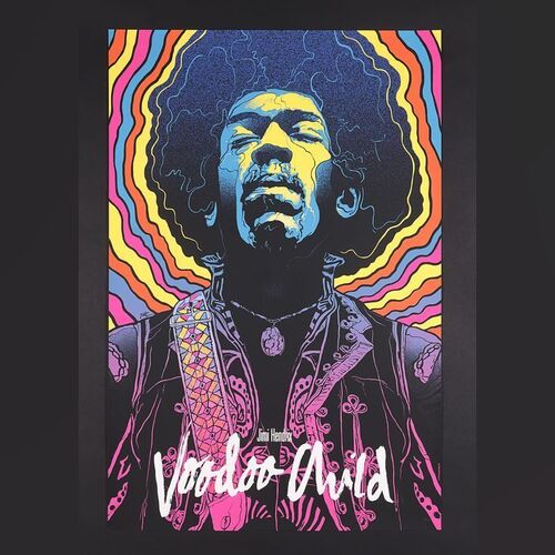 Lot #319 - JIMI HENDRIX: VOODOO CHILD - Dark Hall Mansion Archive: Hand-Numbered Limited Edition Regular Print by Grzegorz "Gabz" Domaradzki, 2015