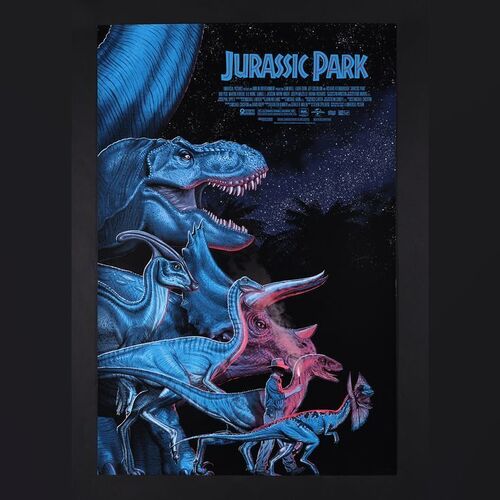 Lot #329 - JURASSIC PARK (1993) - Hand-Numbered Limited Edition Print by Jason Raish, 2022