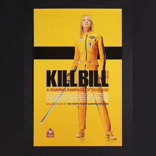 Lot #335 - KILL BILL: VOL. 1 (2003) - UK Premiere Invitation Poster, 2003