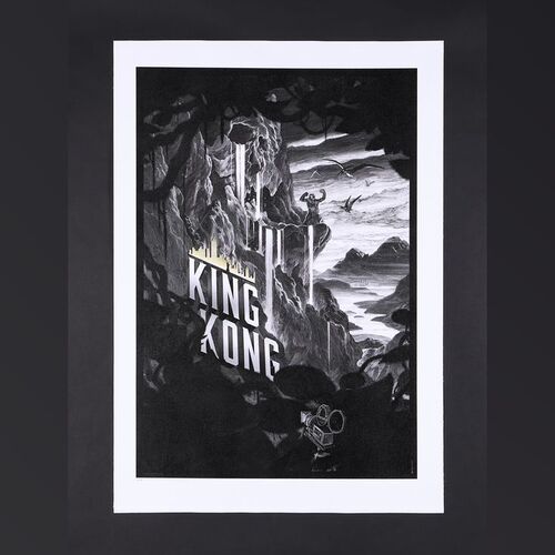 Lot #336 - KING KONG (1933) - Dark Hall Mansion Archive: Hand-Numbered Limited Edition Canvas Print by Nicolas Delort, 2015