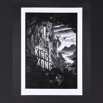 Lot #336 - KING KONG (1933) - Dark Hall Mansion Archive: Hand-Numbered Limited Edition Canvas Print by Nicolas Delort, 2015