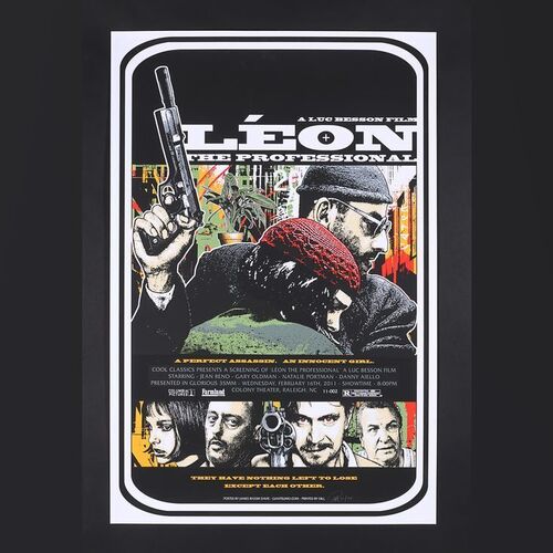 Lot #342 - LEON: THE PROFESSIONAL (1994) - Signed and Hand-Numbered Limited Edition Print by James Rheem Davis, 2011