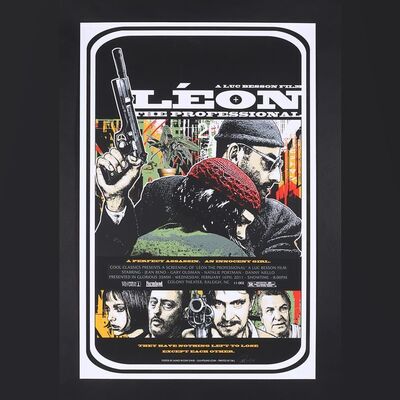 Lot #342 - LEON: THE PROFESSIONAL (1994) - Signed and Hand-Numbered Limited Edition Print by James Rheem Davis, 2011