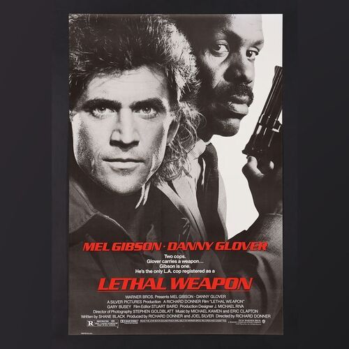 Lot #344 - LETHAL WEAPON (1987) - US One-Sheet, 1987