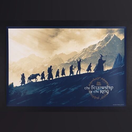Lot #351 - THE LORD OF THE RINGS: THE FELLOWSHIP OF THE RING (2001) - Hand-Numbered Limited Edition Bottleneck Gallery Print by Matt Ferguson, 2019
