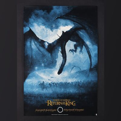 Lot #353 - THE LORD OF THE RINGS: THE RETURN OF THE KING (2003) - Hand-Numbered Limited Edition Print by Karl Fitzgerald, 2019