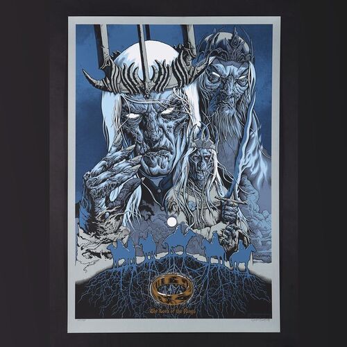 Lot #354 - THE LORD OF THE RINGS TRILOGY (2001 - 2003) - Signed and Hand-Numbered Limited Edition Print by Mike Sutfin, 2013