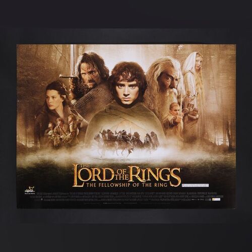 Lot #356 - THE LORD OF THE RINGS TRILOGY (2001 - 2003) - Collection of Six UK Quads and Premiere Ephemera Autographed by Elijah Wood, Ian McKellen, Liv Tyler, Peter Jackson and Others