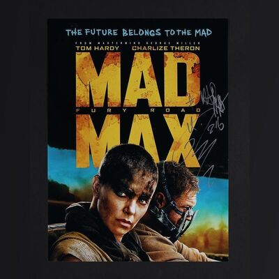 Lot #360 - MAD MAX: FURY ROAD (2015) - Tom Hardy Autographed Print
