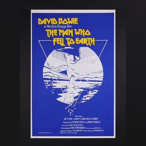 Lot #362 - THE MAN WHO FELL TO EARTH (1976) - British One-Sheet and UK Press Book, 1970s Re-Release