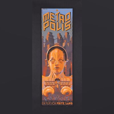 Lot #368 - METROPOLIS (1927) - Dark Hall Mansion Archive: Hand-Numbered Private Proof Regular Print by Laurent Durieux, 2013