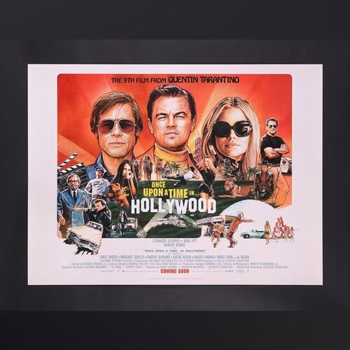 Lot #378 - ONCE UPON A TIME IN HOLLYWOOD (2019) - UK Quad, 2019