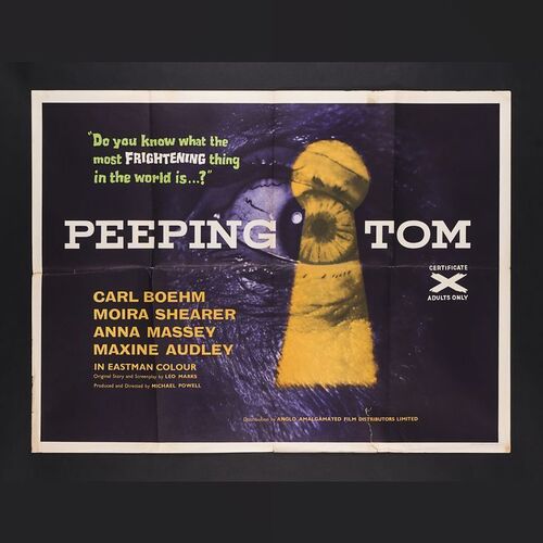 Lot #382 - PEEPING TOM (1960) - UK Quad and One-Sheet, 1960 and 1970s